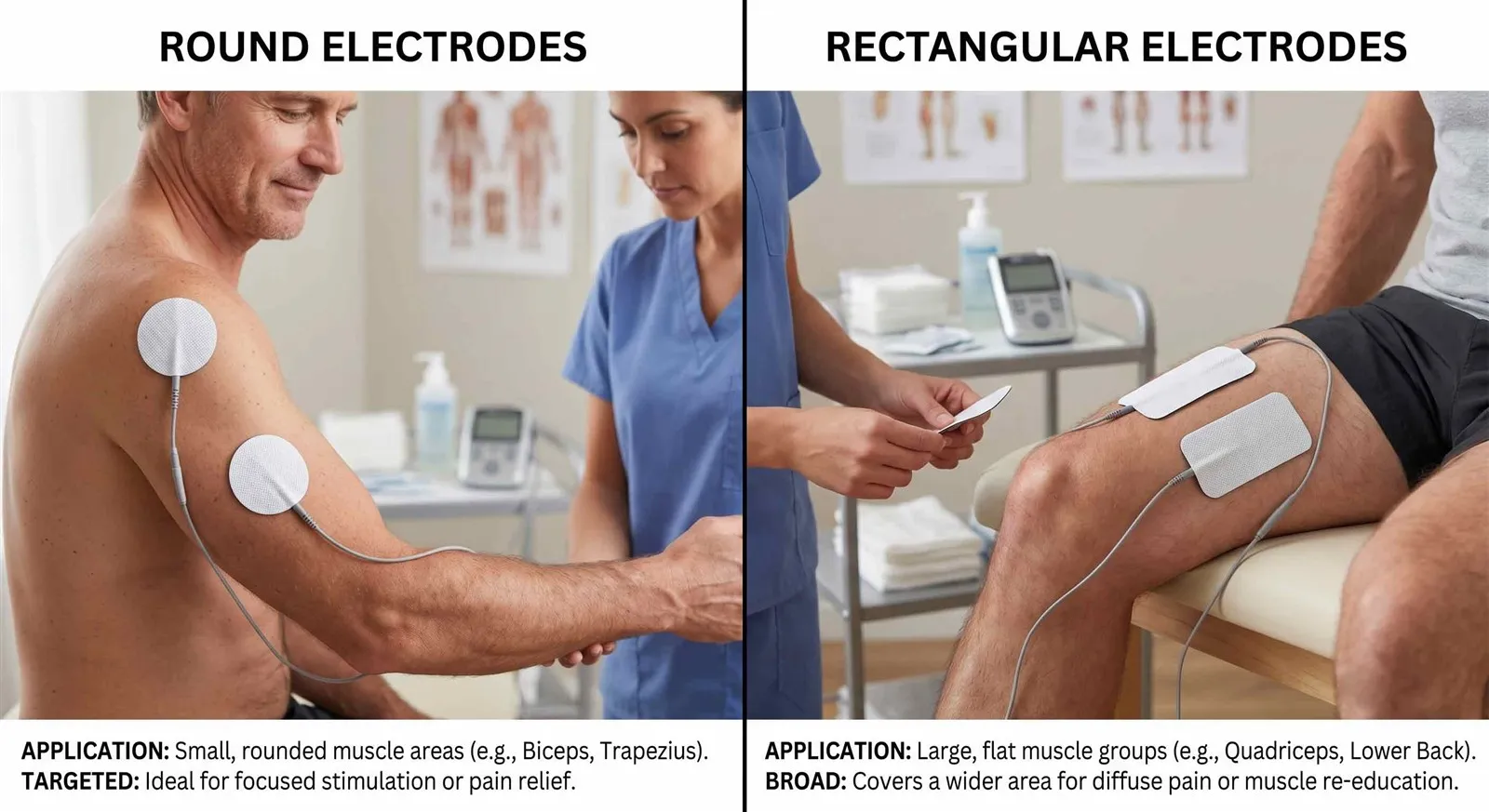 Side-by-side-comparison-of-round-and-rectangular-electrode-pads-applied- Side-by-side-comparison-of-round-and-rectangular-electrode-pads-applied-