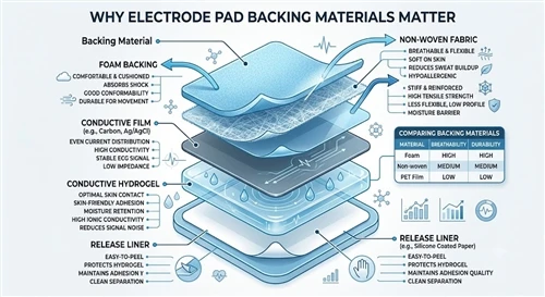 Why Electrode Pad Backing Materials Matter More Than You Think
